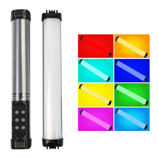 RGB Mini Handheld LED Light Stick - Magnetic Photography and Video Vlog Fill Lamp, 2700-7500K Adjustable Photographic Lighting Tube