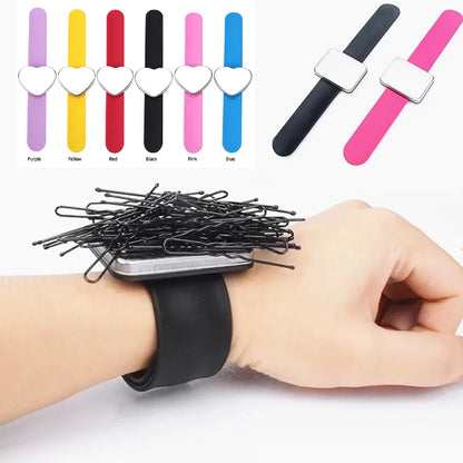 Magnetic Bracelet Wrist Band - Professional Salon Hair Accessories, Hair Clip Holder for Barber Hairdressing Styling Tools