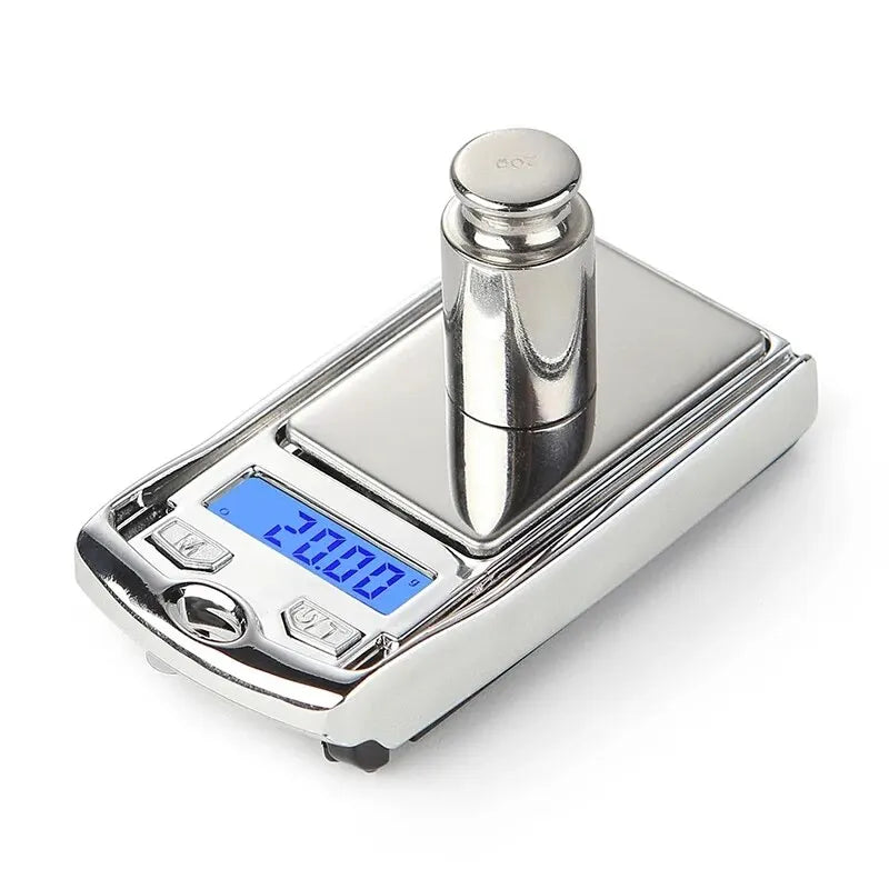 Mini Electronic Digital Pocket Scale: Key Style Portable Precision Weighing - LCD Backlit Display for Jewelry & More (100g/200g)