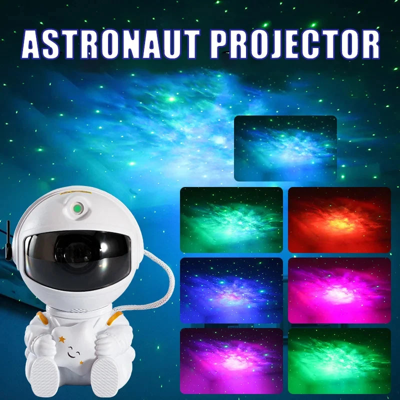 Galaxy Star Astronaut LED Night Light Projector | Starry Sky Lamp for Bedroom Decoration - Perfect Children's Gift