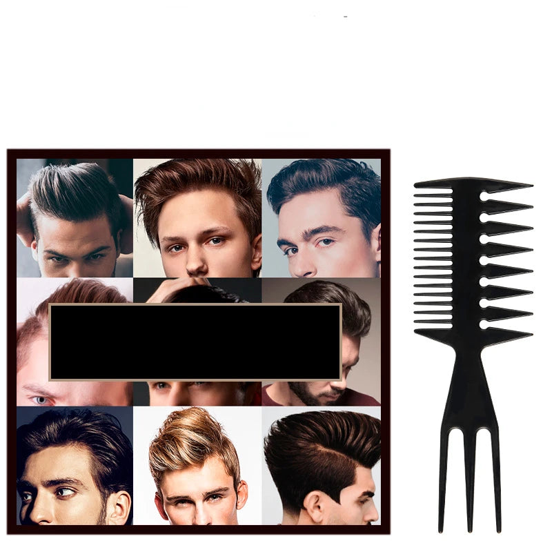 Professional Fish Bone Shape Hair Brush: Double-Sided Tooth Combs for Barber Hair Dyeing and Cutting - Man Hairstyling Tool