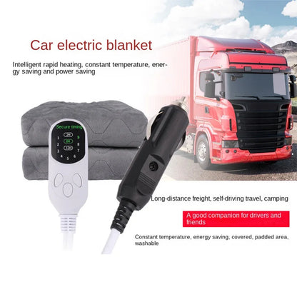 12V Car Heating Blanket - Auto Electrical Heated Blanket for Warmth in Your Car