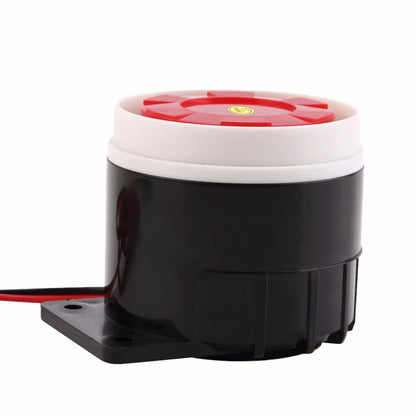 WOFEA 130dB Wired Mini Sound Alarm Siren Horn: Compatible with DC5V, 9V, 12V Alarm Systems