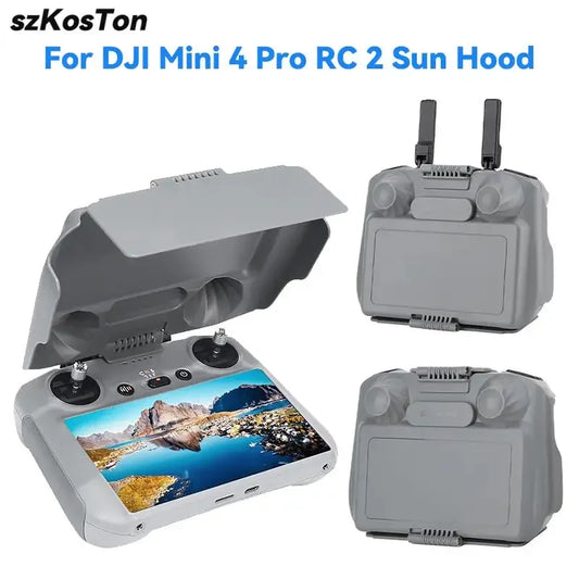 DJI Mini 4 Pro RC2 Remote Controller Sun Hood Sunshade Screen Protector - Protective Shell Cover for DJI Air 3 Accessories