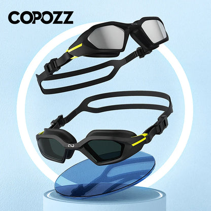 VISTEX Professional Swimming Goggles - Imported Anti-Fog, Waterproof, UV Protection Silica Gel Diving Glasses for Competition