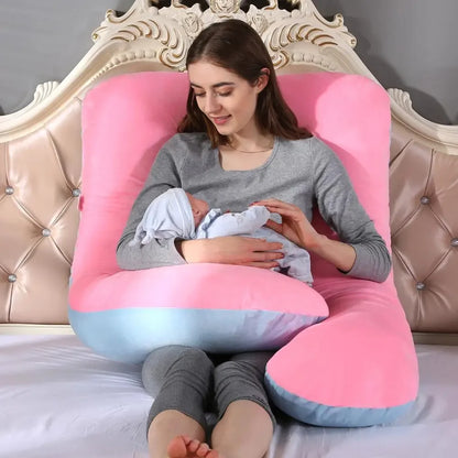 120x70cm Pregnancy Pillow | Soft Maternity Support Cushion for Pregnant Women | Breastfeeding and Sleep Comfort