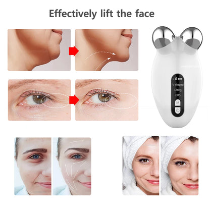 Face Lifting Massager - EMS Microcurrent Wrinkle Lift Machine for Facial Massage and Anti-Wrinkle Care