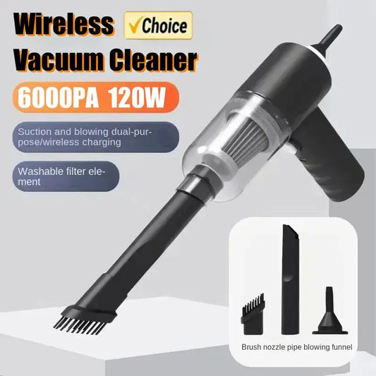 Portable Small Vacuum Cleaner – Handheld, Multi-Purpose for Vehicles and Household, Compact Car Vacuum Pump