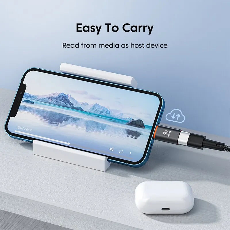 2PCS USB-C to Lightning Adapter: PD 20W Fast Charge Male to Type C Converter for iPhone - iOS to USB Type C Compatibility