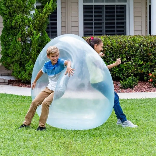 Outdoor Fun with Kids : Soft Air Water Filled Bubble Ball Toy for Summer Parties