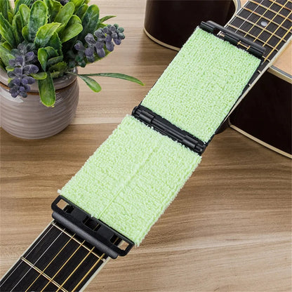 Miwayer Guitar String Cleaner – Fretboard Cloth Tool for Maintenance and Care of Violin, Bass, Ukulele, Electric Guitars