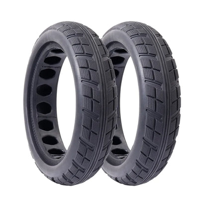 Durable Solid Hole Tires: Non-Pneumatic Rubber Tyres with Shock Absorber - Compatible with Xiaomi Mijia M365, Mi3 Pro, Pro2, 1S Scooters