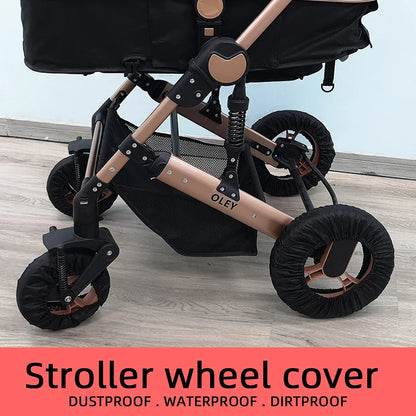 Universal Cart Foot Cover | Umbrella Wheel & Stroller Anti-Dirty Dust-Proof Cover | Baby Accessories for Clean & Protected Travel