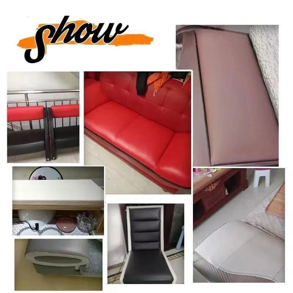 Self-Adhesive Leather Repair Patch - Sofa, Furniture, Chair, Seat, Bag, Shoe, Bed Fix - PU Artificial Leather Sticker - Easy Mend Solution