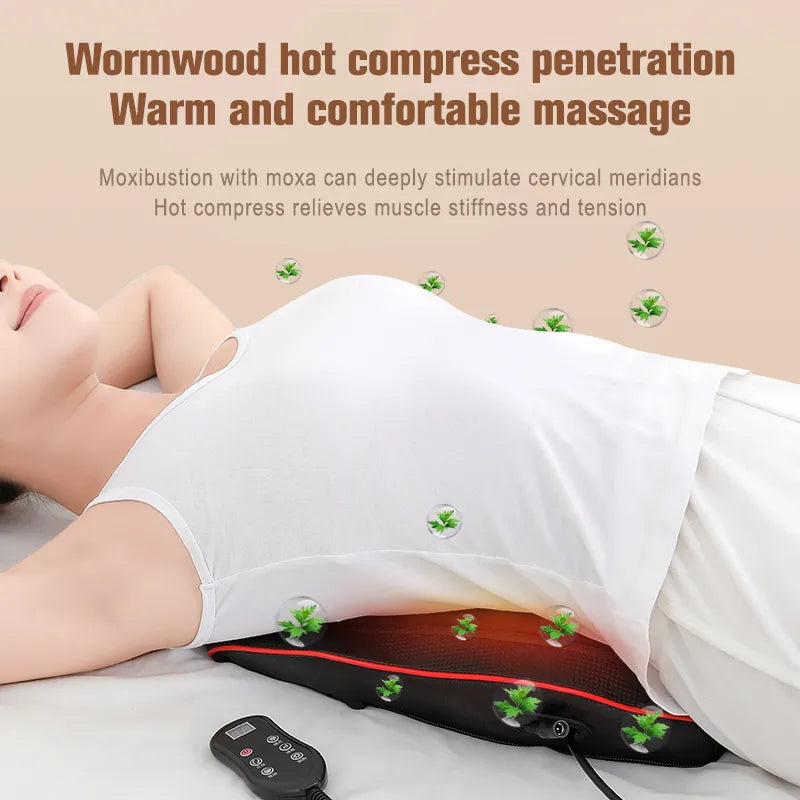 Portable Waist Massage Car Massager - Heating Neck and Body Relaxation for Muscle Relaxation