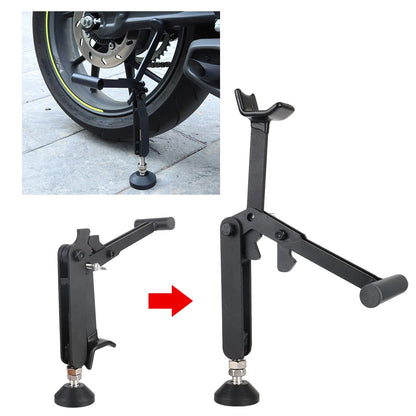 Motorcycle Jack Kickstand Wheel Support: Stable Swingarm Lift for Pit & Dirt Bikes - Portable Paddock Lifter Frame Accessories