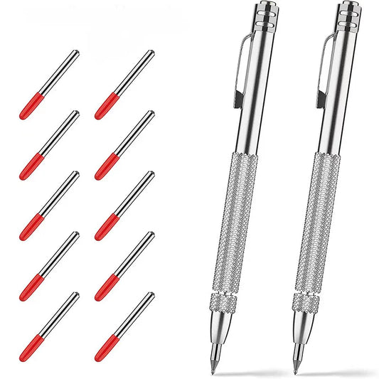 Diamond Scribing Pen with Tungsten Carbide Tip | Engraving and Stylus Pen for Glass, Ceramic, Metal | Hand Tool