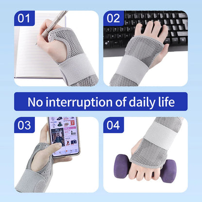 Breathable Professional Wrist Support | Splint Brace for Arthritis, Carpal Tunnel, Sprains, Tendinitis