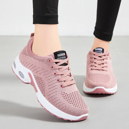 Spring Women's Large Size Running Shoes – Casual Air Cushion Sports Sneakers