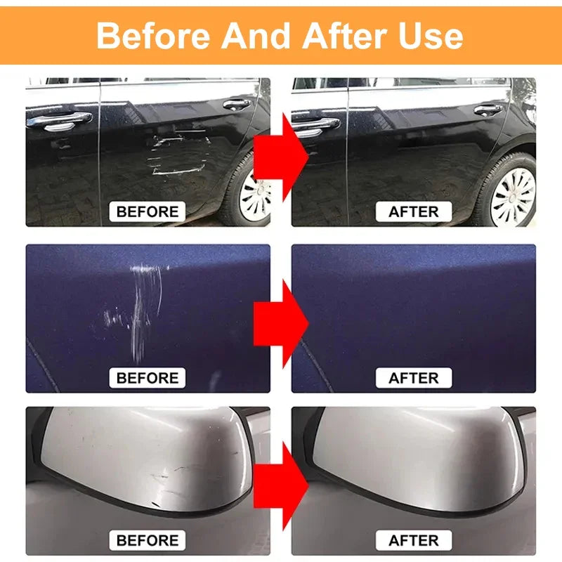 Auto Scratch Remover Kit - Swirl Remover, Polishing Compound for Scratches, Body Repair, Anti-Scratch Wax, Car Care Tools