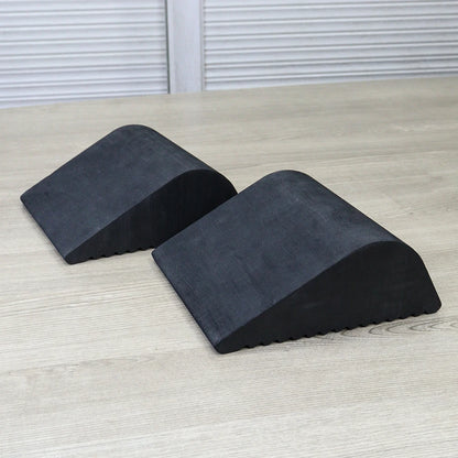 Squat Wedge Block for Strength Training - Leg Machines Balance Exercise Yoga Weightlifting Calf Stretcher - Double Sided Use Slant Board