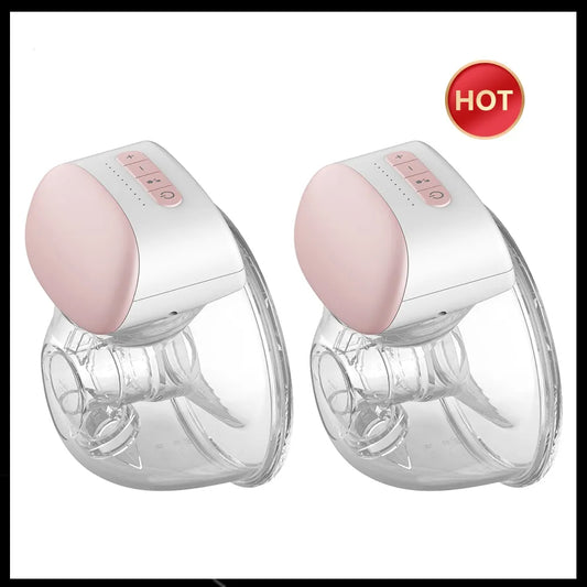 BB-P1 Wearable Breast Pump - Hands-Free, Portable, and BPA-Free Electric Breastfeeding Milk Collector - Available in 1 or 2pcs