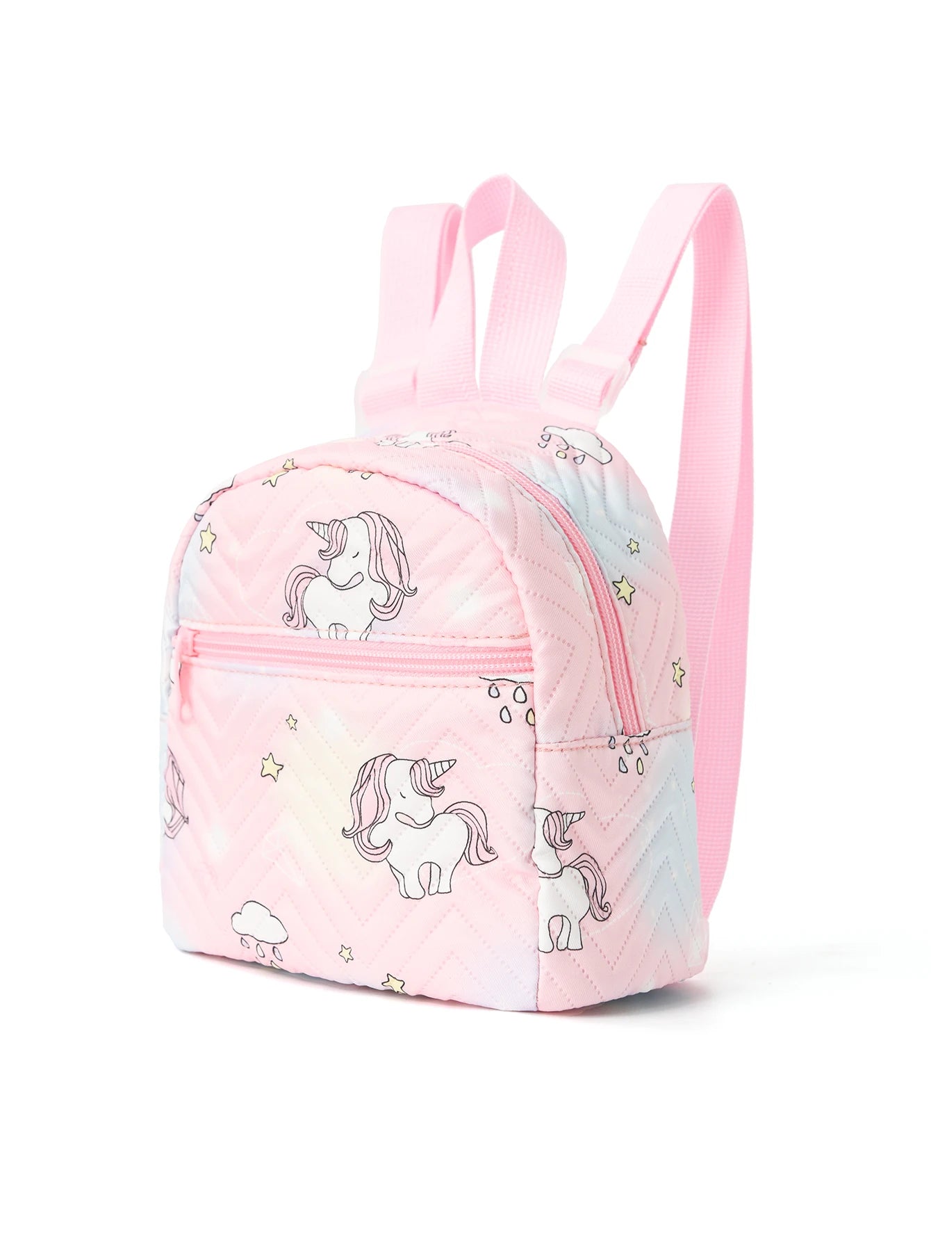 Cute Cartoon Unicorn Diamond Print Backpack - Kids Handbag for Girls - School, Travel, and Holiday Gifts