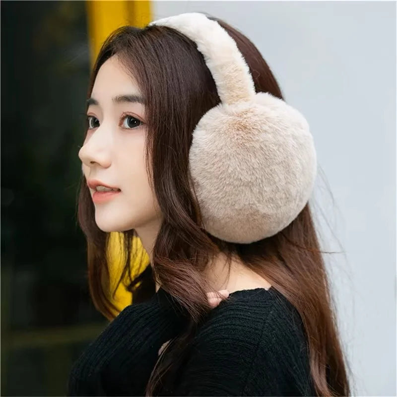 Solid Soft Plush Earmuffs for Winter - Fashion Earflap Protection for Men and Women | Outdoor Warm Ear Covers