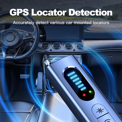 Hidden Camera Detector and Anti-Spy Gadget - RF Wireless Signal Scanner for Car GPS Trackers, Listening Devices and Security Protection