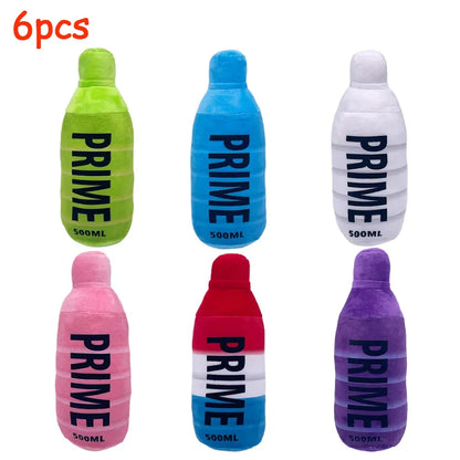 6PC Cute Prime Drink Bottle Plushie Toy - Soft Stuffed Latte Americano Coffee - 20CM Kawaii Children's Birthday Gift Prop Decor