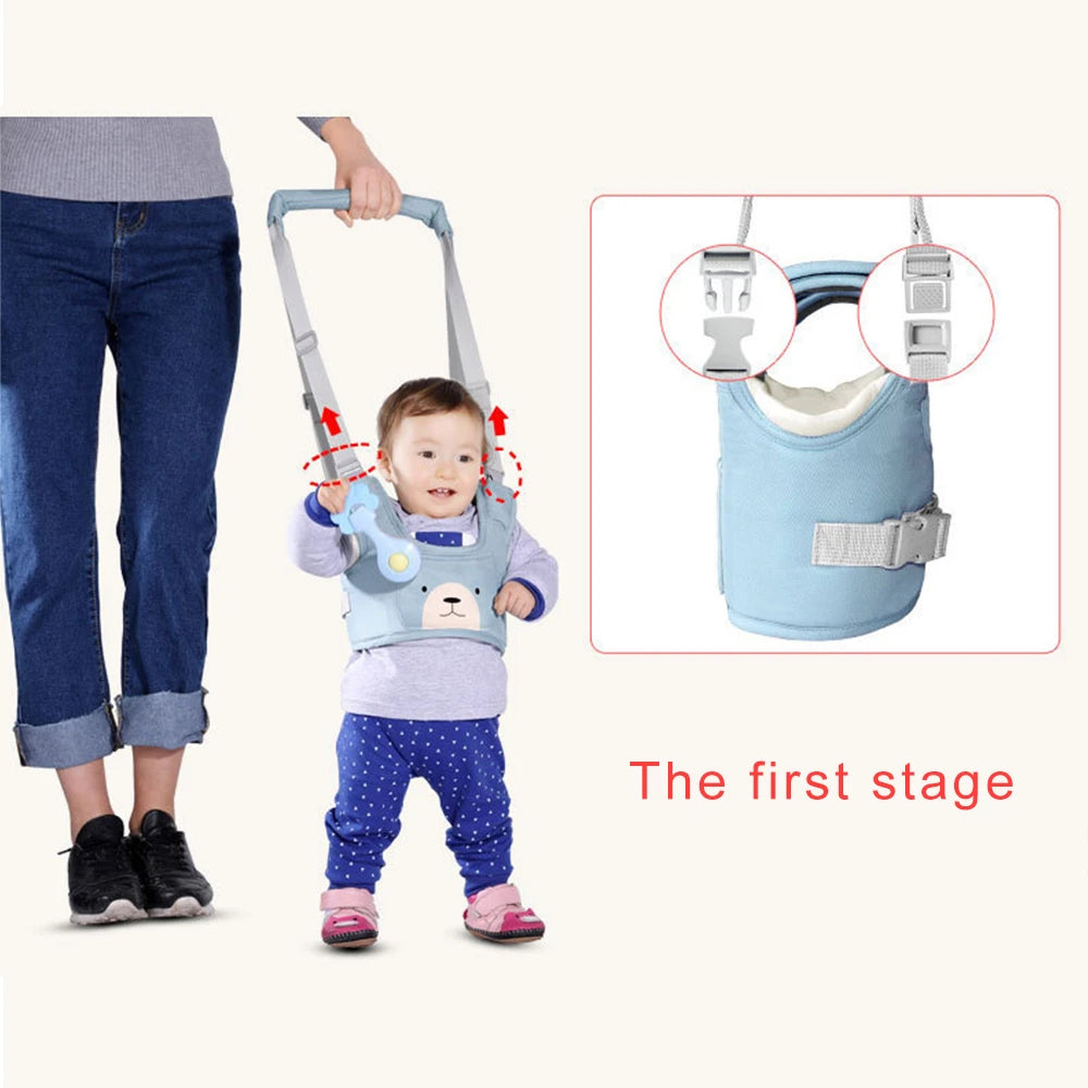 Baby Learning Walking Belt - Toddler Walker Rope for Boy and Girl, Anti-Fall Seat Walk Dual-Use Child Traction Rope