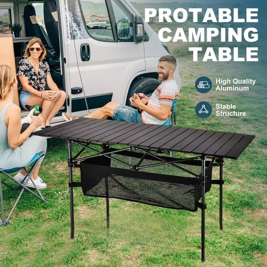 Portable Folding Picnic Table - Lightweight Outdoor Desk with Carrying Bag for Camping and Self-Driving Trips