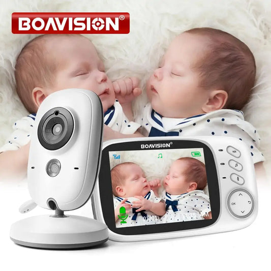 VB603 Video Baby Monitor - 2.4G Wireless with 3.2 Inches LCD, 2-Way Audio, Night Vision, and Surveillance Security Camera