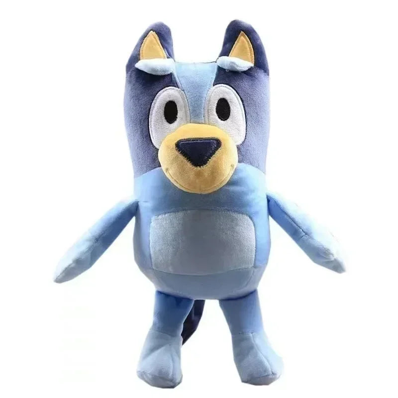 Bluey and Bingo Family Plush Toys - 17/28cm Cartoon Dog Stuffed Animals, Soft Plush Dolls, Ideal Birthday and Christmas Gifts