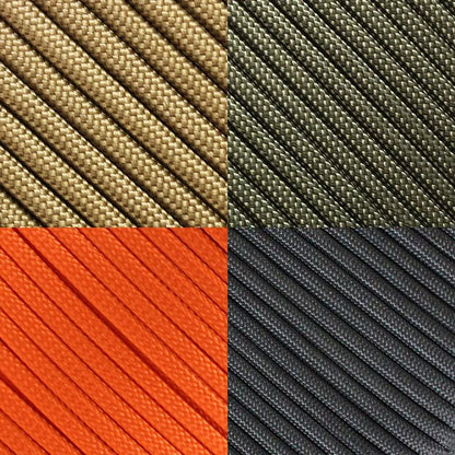 550 Military Paracord - 7 Strand 4mm Tactical Parachute Cord, Outdoor Camping and Survival DIY Bracelet Rope