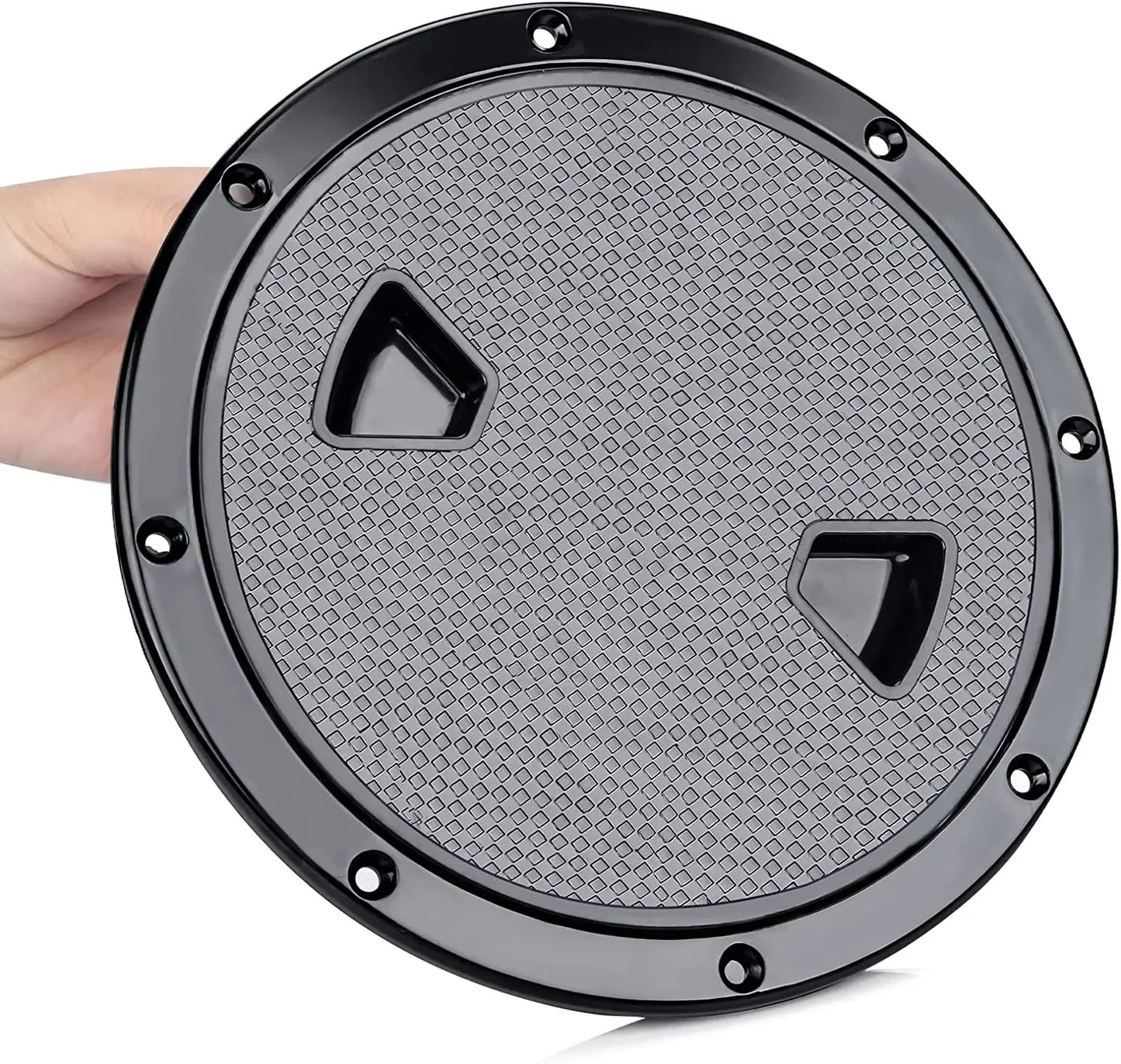 Boat Hatch Accessories - 4", 6", 8" ABS Round Non-Slip Inspection Hatch with Detachable Cover for Marine Boats and Yachts