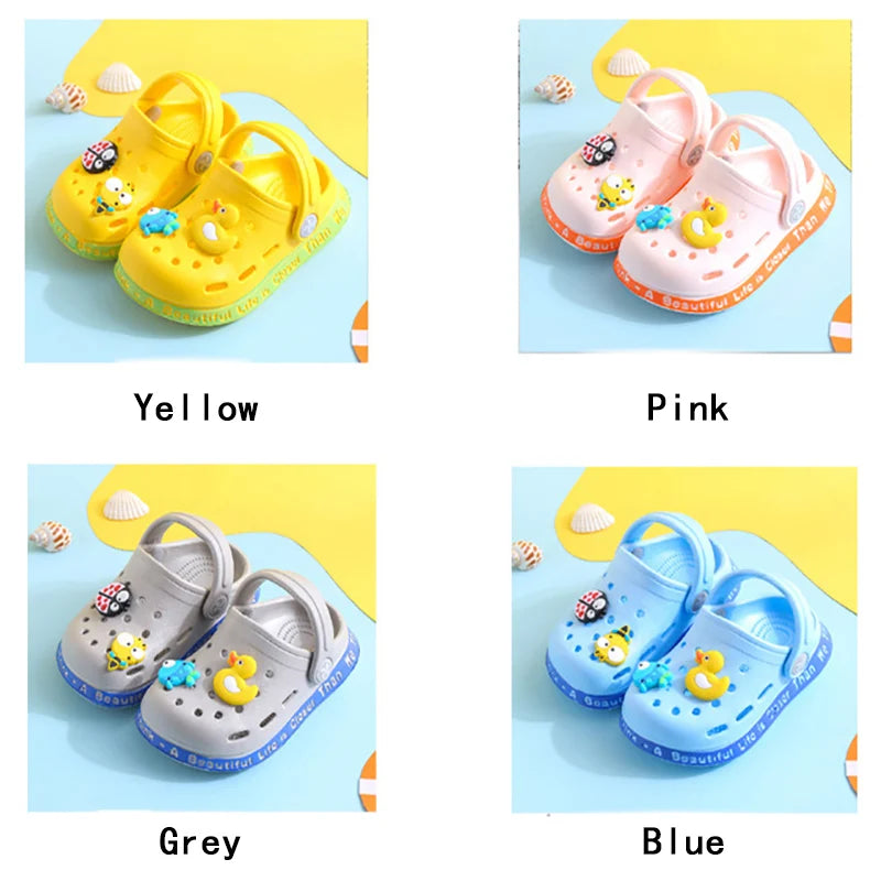 Summer Baby Sandals – Cartoon Mules for Girls and  Boys, Infant Garden Shoes, Children's Casual Footwear