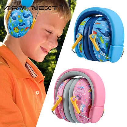 Anti-Noise Earmuffs for Kids – Child Ear Protector Hearing & Sleeping Headphones, Tactical Cartoon ABS Noise Reduction Headset