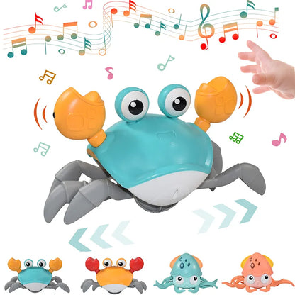 Entertaining Educational Toy: Kids Induction Escape Crab Octopus Crawling Toy - Electronic Musical Pet for Toddlers, Perfect Christmas Gift