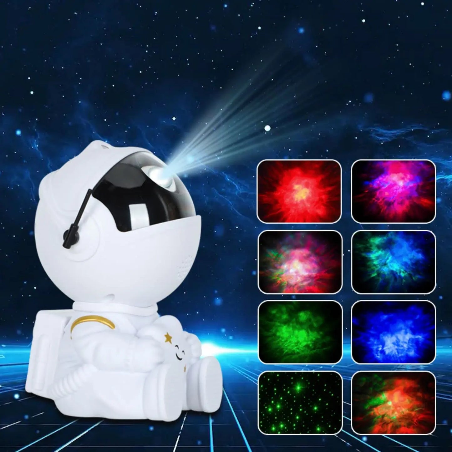 Galaxy Star Astronaut LED Night Light Projector | Starry Sky Lamp for Bedroom Decoration - Perfect Children's Gift