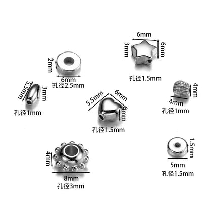 Irregular Loose Spacer Bead - 100/200Pcs CCB Bead Charm for DIY Necklace Bracelet - Jewelry Making Supplies & Accessories