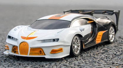 1/18 Scale RC Sports Car with LED Light - 2.4G Radio Remote Control, High-Speed Drifting Vehicle, Racing Toy for Boys and Girls