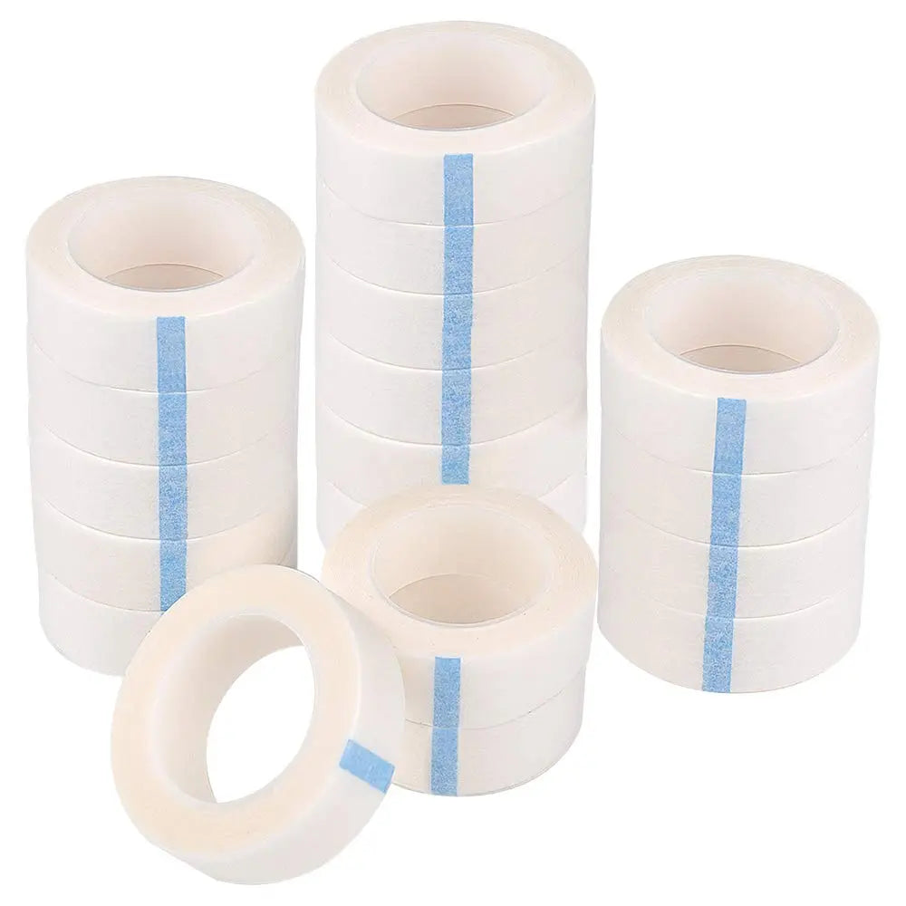 5Pcs Breathable Medical Paper Tapes: Eyelash Extension Lint White Tape - Eye False Lashes Patch Eyelid Sticker