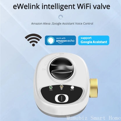 Smart WiFi Water Valve Gas Shutoff: DN15/DN20/DN25, Wireless Control via App, Timer Alarm, Automation Linkage - Alexa Compatible