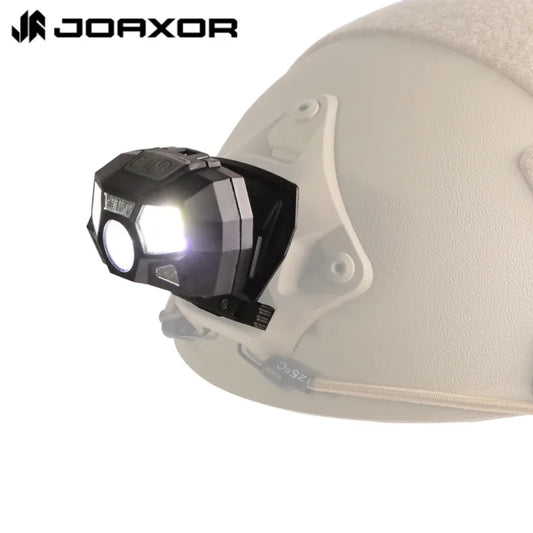 JOAXOR Mounted LED Tactical Helmet Light, NVG Shield with USB Charging & Induction, Ideal for Outdoor Hunting and Fishing