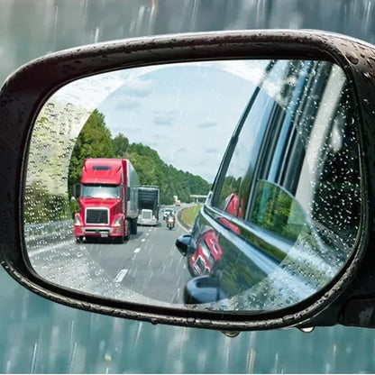 Car Rearview Mirror Protective Film - Anti-Fog, Anti-Glare, Waterproof, Rainproof Clear Membrane Sticker