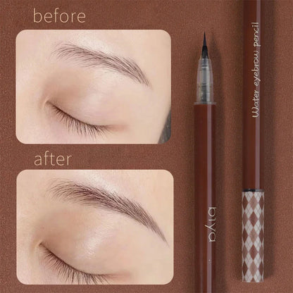 Ultra-Fine Eyebrow Pencil | Waterproof Liquid Eyeliner for Lasting, Colorfast Eyebrows