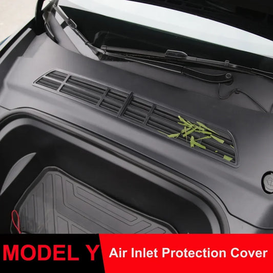 Tesla Model Y Front Trunk Insect-Proof Net - Air Conditioning Cover, Clean Air Inlet Protective Accessories