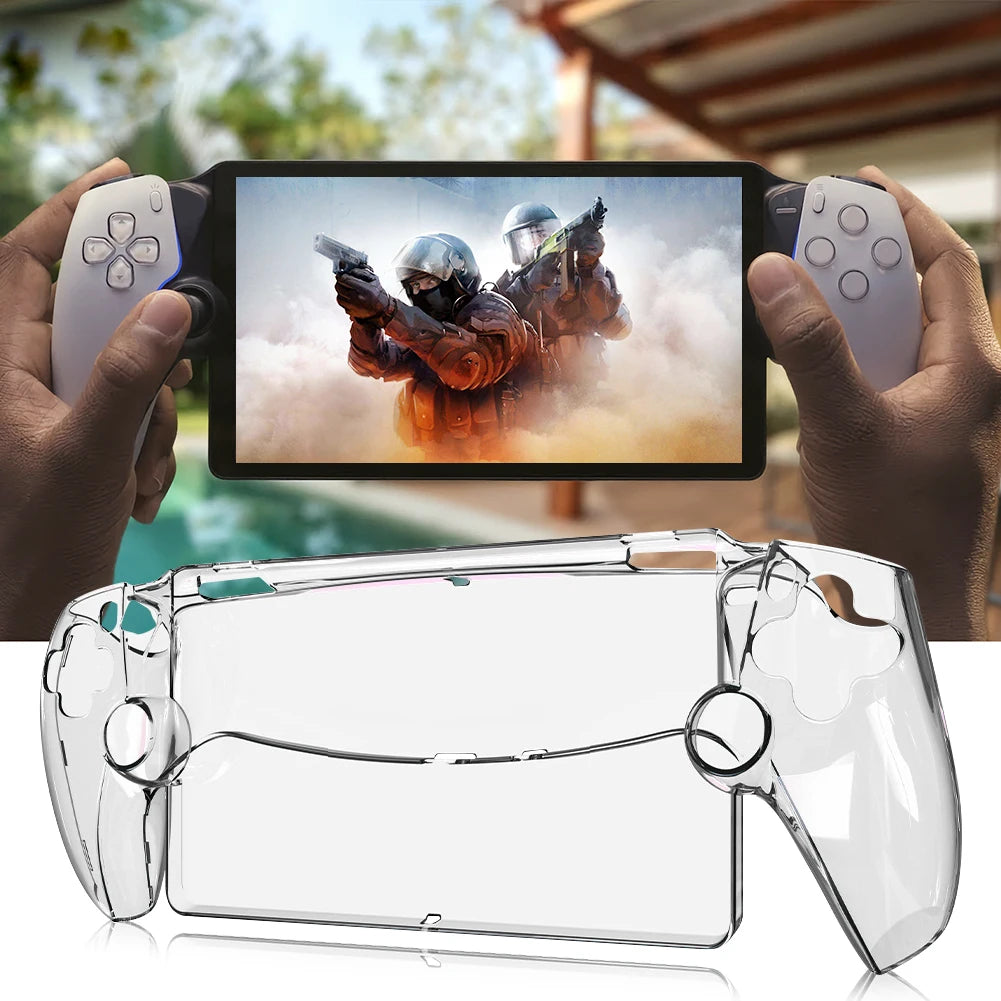 Transparent Protection Cover for Sony PlayStation Portal - Shockproof Anti-Scratch Case for PS Portal Console