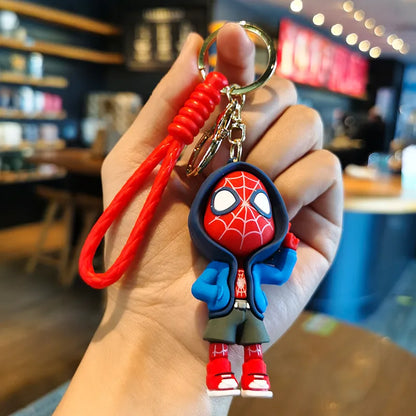 Marvel Spider-Man Cute Doll Pendant - Action Figures Avengers Keychain Bag Keyring Pendant - Perfect Birthday Gifts